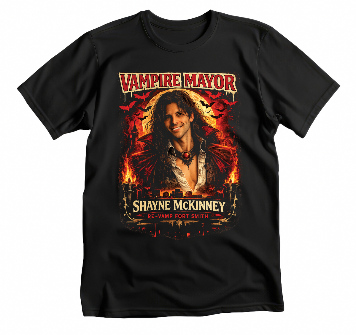 Luxurious Vampire Mayor T-shirt